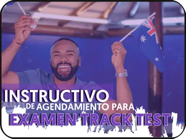 Instructivo de agendamiento para examen Track Test
