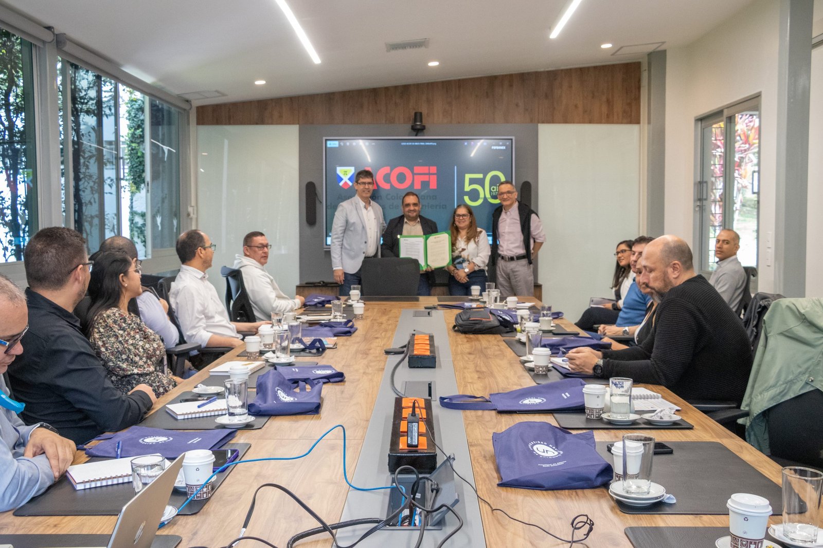 Reconocimiento del TdeA para ACOFI en los 50 años de fundación