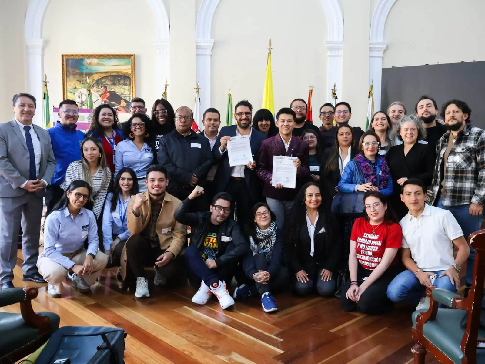 El Consejo Nacional de Trabajo Social radicó ante el Congreso el Proyecto de Ley de Trabajo Social y Código Deontológico